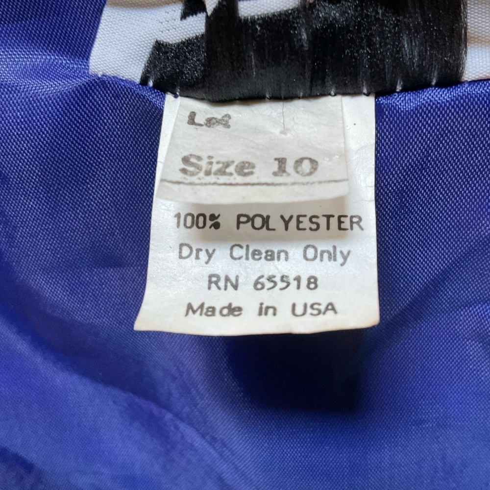 Rare Vintage Patra Made USA 80s 90s Floral Peplum Blouse Size 10 - Picture 3 of 16